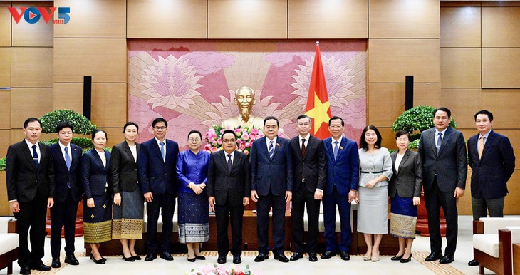 Ketua MN Tran Thanh Man Menerima Ketua Badan Auditing Laos - ảnh 2