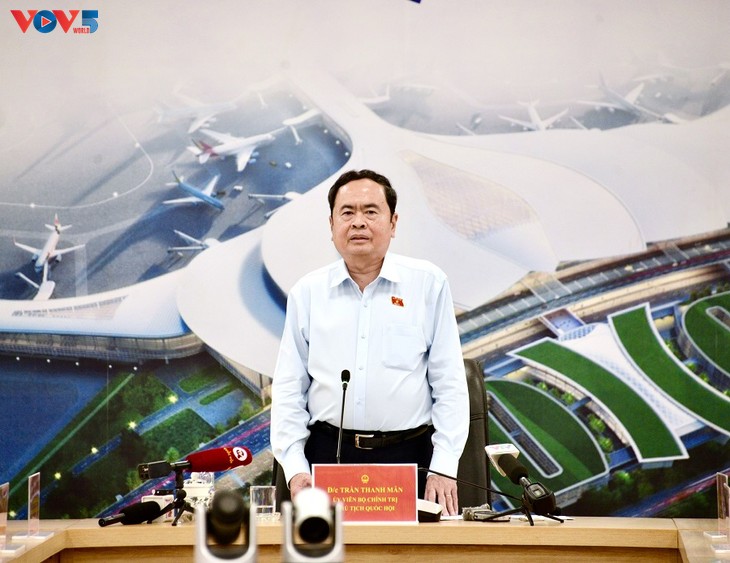 NA Chairman oversees Long Thanh International Airport construction - ảnh 2