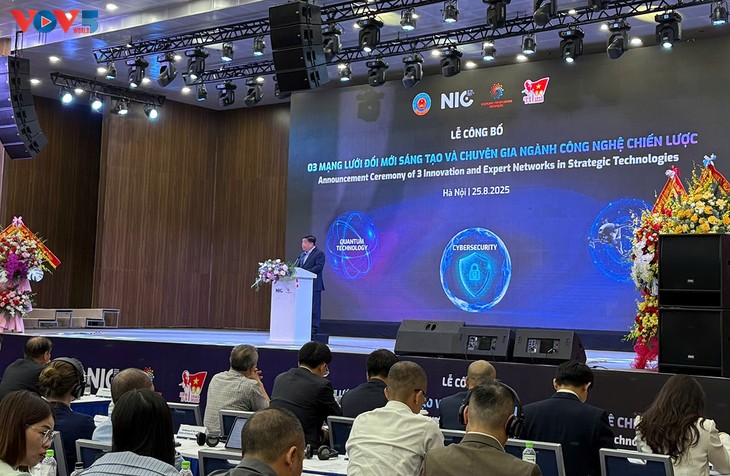 Vietnam launches three innovation networks of quantum, cybersecurity, aerospace - ảnh 1