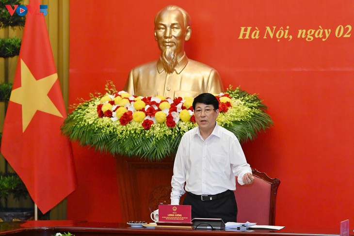 梁强主持国防安全委员会第六次会议 - ảnh 1