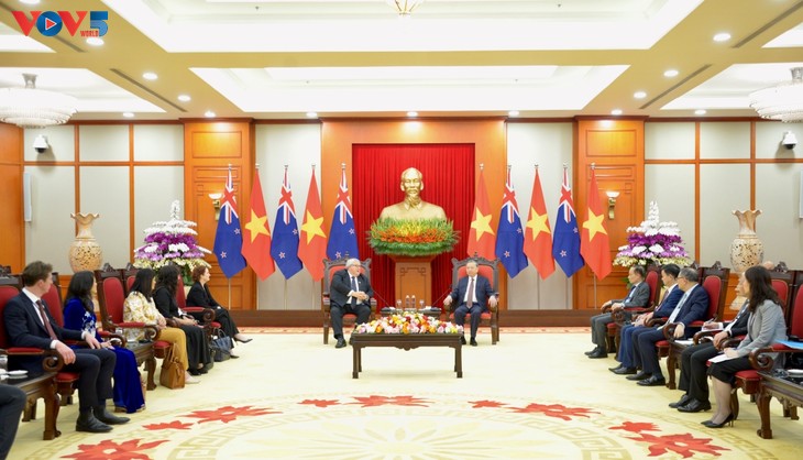 苏林会见新西兰议会议长布朗利 - ảnh 2