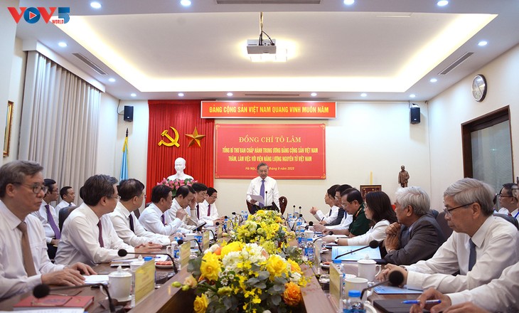 KPV-Generalsekretär To Lam: Entwicklung der Atomenergie muss eine langfristige Strategie sein - ảnh 1