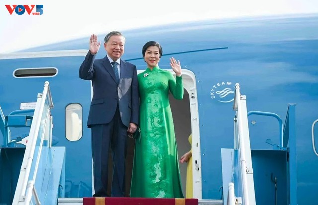 KPV-Generalsekretär To Lam bricht zu einem Staatsbesuch in Südkorea auf - ảnh 1