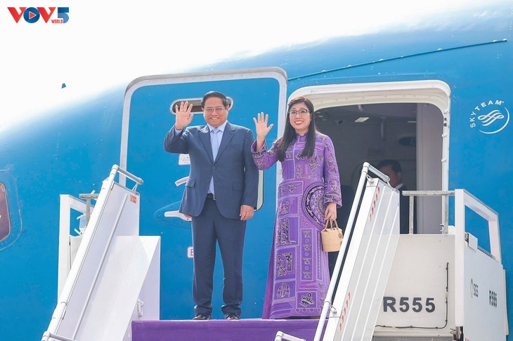 PM Pham Minh Chinh Akhiri dengan Baik Kunjungan di Tiga Negara di Timur Tengah - ảnh 1