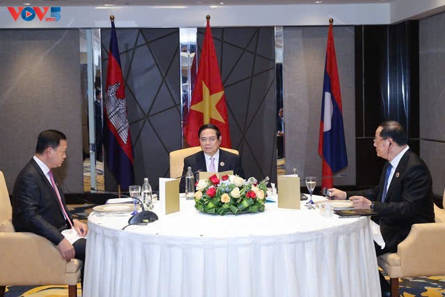 Ba Thủ tướng Việt Nam - Campuchia – Lào nhất trí tiếp tục thúc đẩy hợp tác, cùng phát triển - ảnh 1