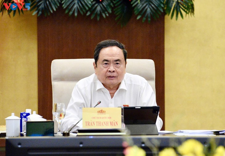 Chủ tịch Quốc hội cho ý kiến về dự thảo Luật sửa đổi, bổ sung một số điều của Luật Mặt trận Tổ quốc Việt Nam - ảnh 1