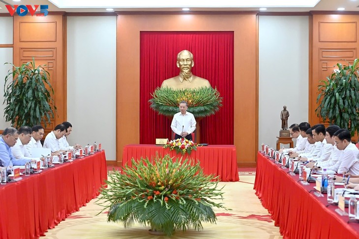 Tổng Bí thư Tô Lâm: Phát huy vai trò tiên phong và nhiệm vụ trọng yếu, thường xuyên của đối ngoại và hội nhập quốc tế - ảnh 1