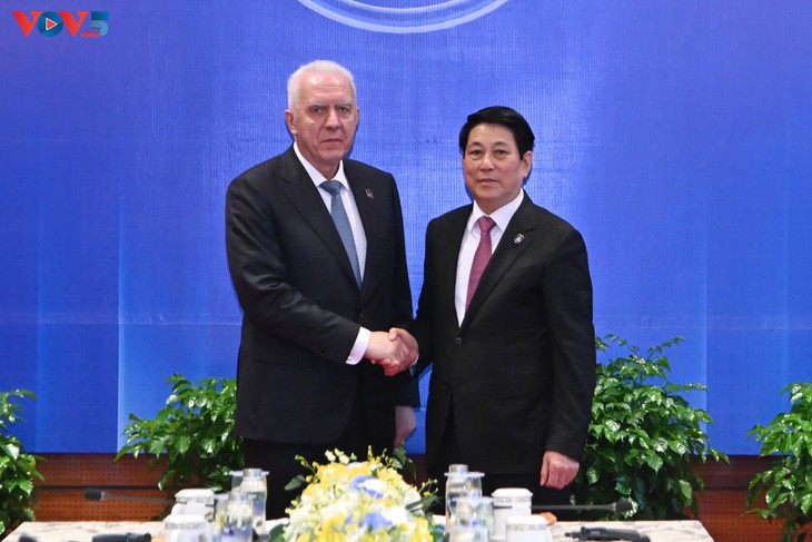 Chủ tịch nước Lương Cường tiếp Tổng Công tố Liên bang Nga A.V. Gutsan  - ảnh 1