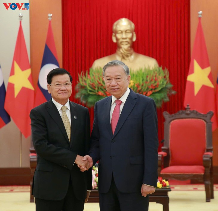 Tạo động lực mới cho giai đoạn hợp tác phát triển hiệu quả và bền vững lâu dài giữa Việt Nam-Lào - ảnh 1