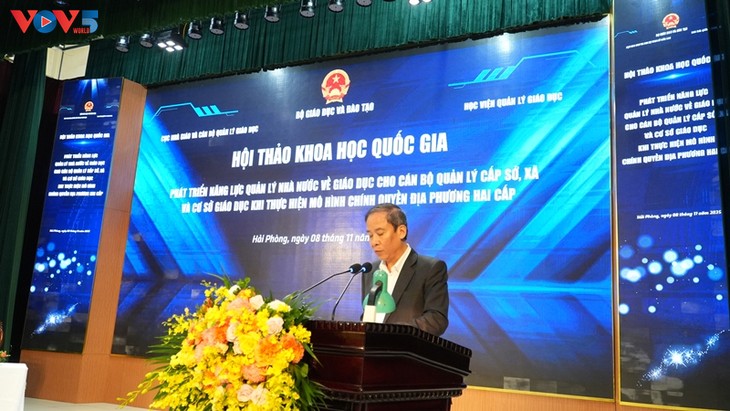 Phát triển năng lực quản lý nhà nước về giáo dục khi thực hiện chính quyền địa phương hai cấp - ảnh 2