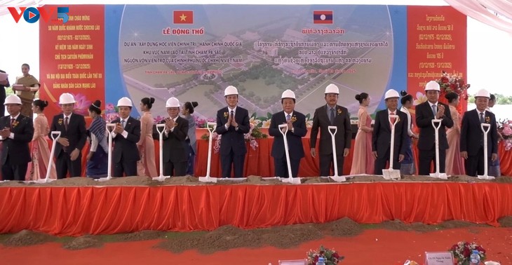 Việt Nam giúp Lào xây dựng Học viện Chính trị - Hành chính quốc gia khu vực Nam Lào - ảnh 1