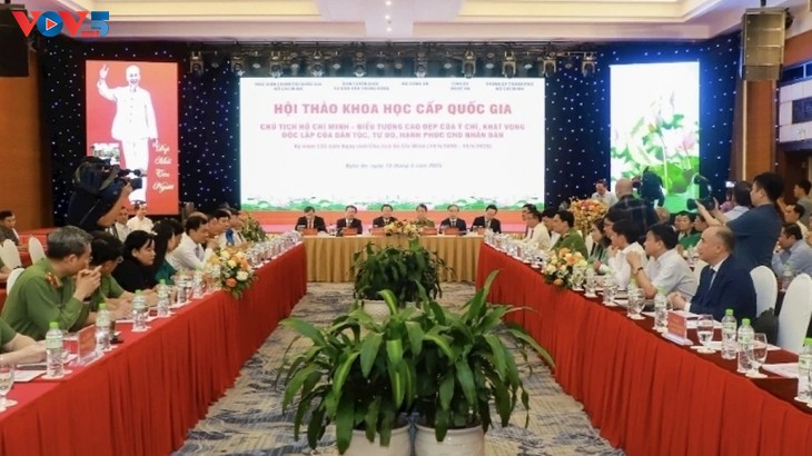 Workshop highlights Ho Chi Minh as symbol of aspiration for national independence - ảnh 1