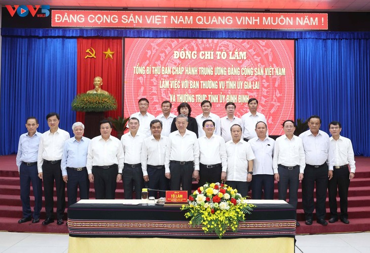 Party leader visits Gia Lai, Vietnam’s second largest province after merger  - ảnh 2