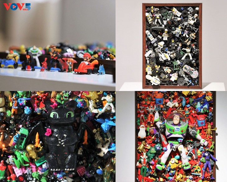 “Sao bốn cánh” - Dấu ấn cá nhân trong triển lãm đầu tay của nghệ sĩ trẻ Hoàng Anh Trung - ảnh 11