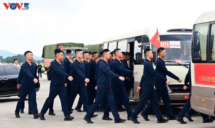 Đoàn Quân Giải phóng nhân dân Trung Quốc đến Hà Nội tham gia diễu binh, diễu hành kỷ niệm Quốc khánh Việt Nam 2/9 - ảnh 5