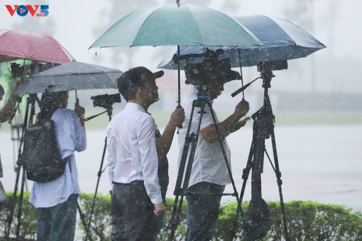 Khoảnh khắc phía sau ống kính: Nhà báo và 80 năm Quốc khánh - ảnh 12