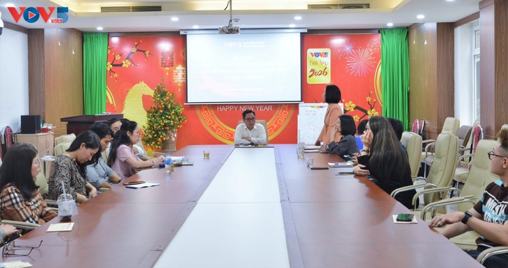 VOV5 đẩy mạnh kỹ năng sản xuất podcast - ảnh 1