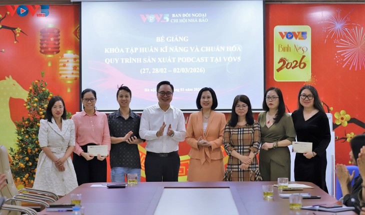 VOV5 đẩy mạnh kỹ năng sản xuất podcast - ảnh 5
