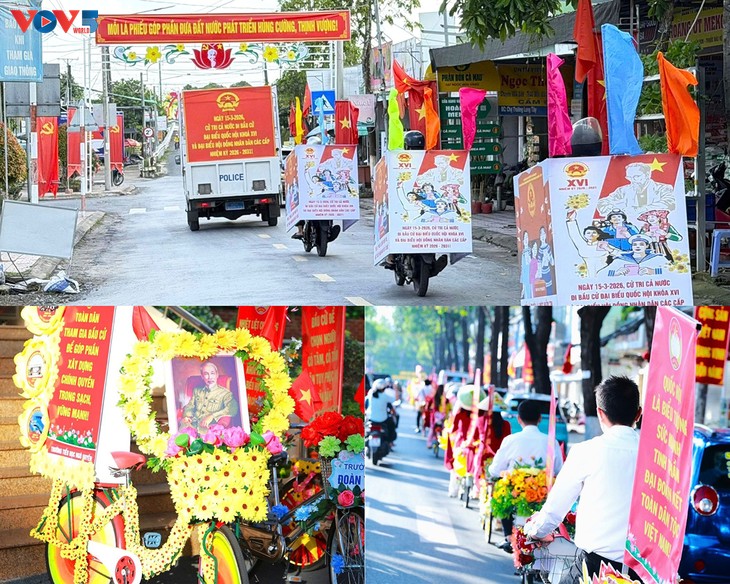 Rạng rỡ sắc màu “Ngày hội của non sông” trên mọi miền Tổ quốc - ảnh 15