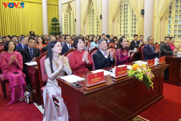 Phó Chủ tịch nước Võ Thị Ánh Xuân dự Đại hội thi đua yêu nước Văn phòng Chủ tịch nước - ảnh 1