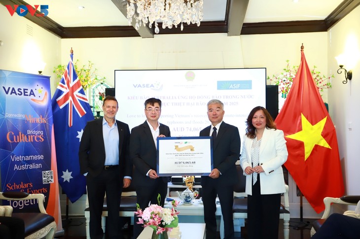 Kiều bào Australia ủng hộ hơn 74 nghìn AUD hỗ trợ đồng bào bị bão lụt - ảnh 1
