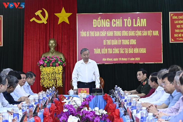 Tổng Bí thư yêu cầu tỉnh Cà Mau phát triển cụm đảo Hòn Khoai mạnh về kinh tế, vững về quốc phòng – an ninh - ảnh 1