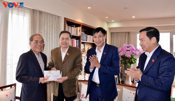 Chủ tịch Quốc hội Trần Thanh Mẫn tri ân, chúc Tết các vị nguyên lãnh đạo Đảng, Nhà nước - ảnh 3