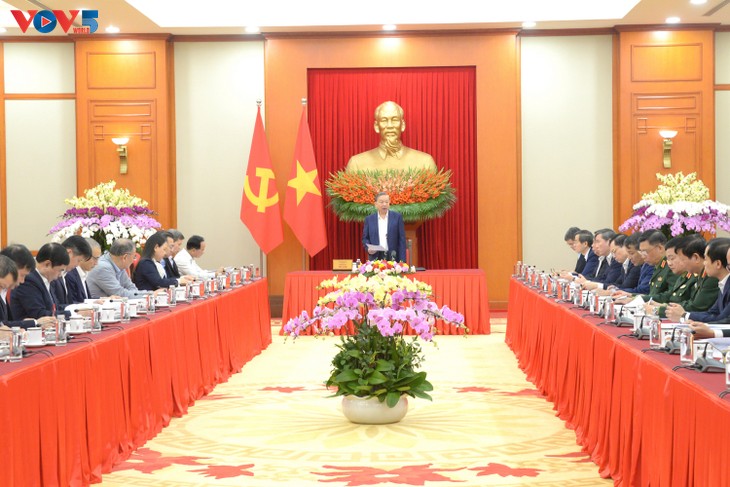 Tổng Bí thư Tô Lâm: Bắt tay ngay vào nhiệm vụ lớn của Đảng trong giai đoạn mới - ảnh 1