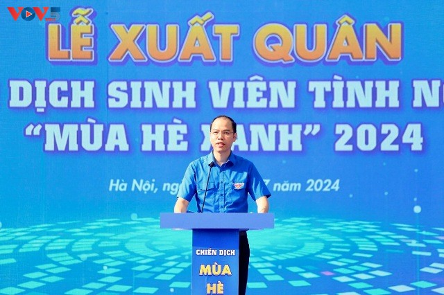 Hơn 2.000 sinh viên tham gia Lễ xuất quân chiến dịch sinh viên tình nguyện - ảnh 2