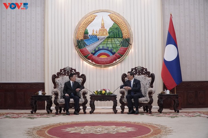 Đảng, Nhà nước Lào luôn coi trọng vun đắp cho mối quan hệ đoàn kết đặc biệt Việt Nam - Lào - ảnh 1