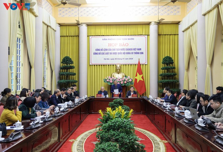 Công bố Lệnh của Chủ tịch nước về 12 luật vừa được Quốc hội khóa XV thông qua - ảnh 1