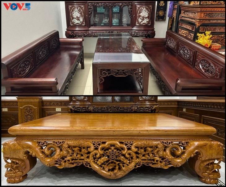 ភូមិ La Xuyen ខិតខំប្រឹងប្រែងថែរក្សានិងអភិវឌ្ឍន៍មុខរបរជាងឈើប្រពៃណី - ảnh 3