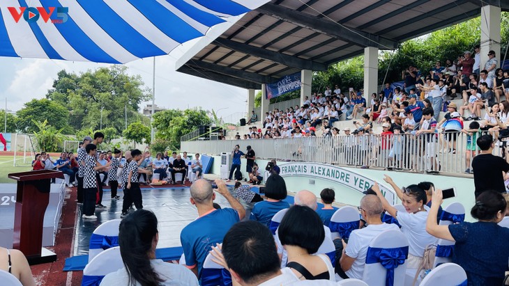 Rayonnement festif des JO de Paris au LFAY: Une journée d'Olympisme et de Paralympisme à Hanoi - ảnh 3