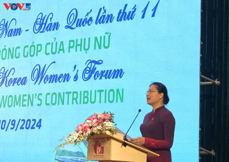 Ouverture du 11e Forum des femmes Vietnam-République de Corée - ảnh 2