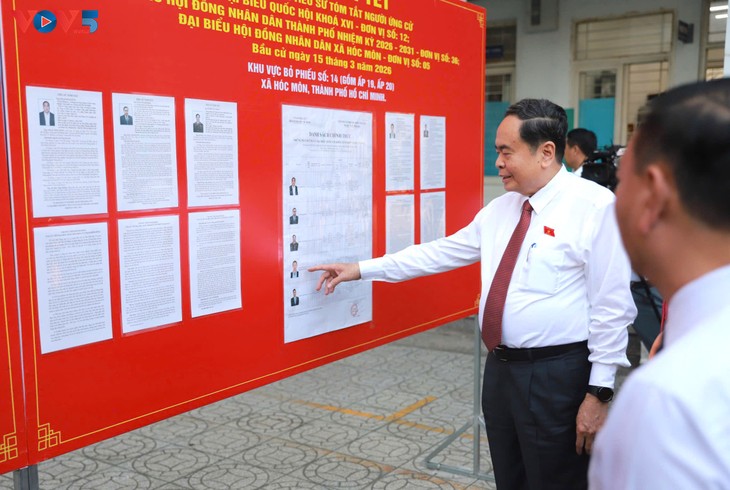 Trân Thanh Mân adresse son message aux électeurs du pays - ảnh 1