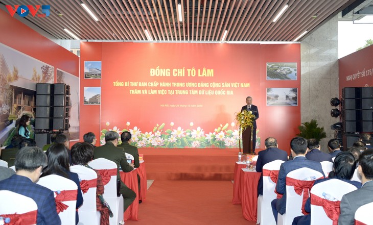 Xây dựng Trung tâm dữ liệu quốc gia trở thành “trái tim” của nền kinh tế dữ liệu, xã hội dữ liệu - ảnh 1