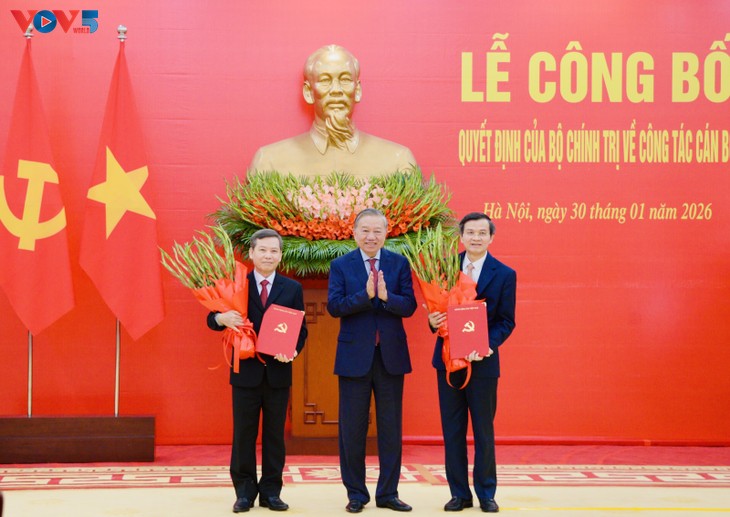 Tổng Bí thư Tô Lâm chủ trì hội nghị công bố Quyết định của Bộ Chính trị về công tác cán bộ - ảnh 1