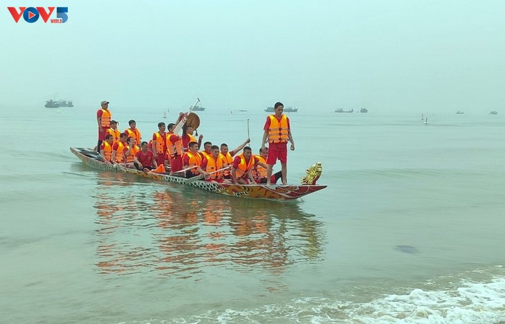 Co To hosts first Boat Racing Festival for island districts - ảnh 1