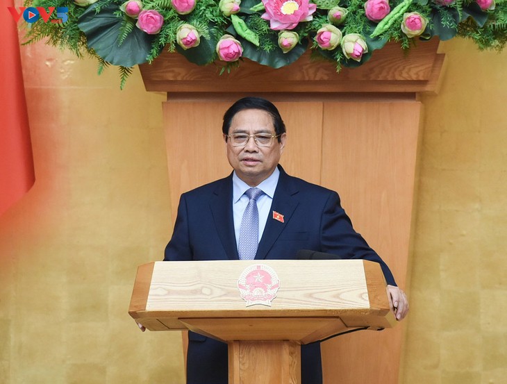 Thủ tướng Phạm Minh Chính chủ trì phiên họp Chính phủ tháng 4 - ảnh 1