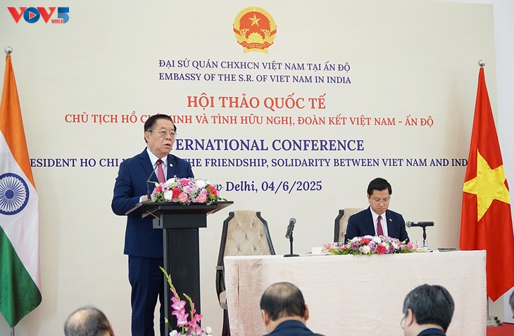 Hội thảo quốc tế “Chủ tịch Hồ Chí Minh và tình hữu nghị, đoàn kết Việt Nam - Ấn Độ” - ảnh 1