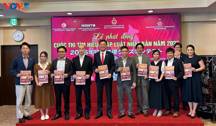 Phát động cuộc thi tìm hiểu pháp luật trong Cộng đồng người Việt tại Nhật Bản năm 2025 - ảnh 1