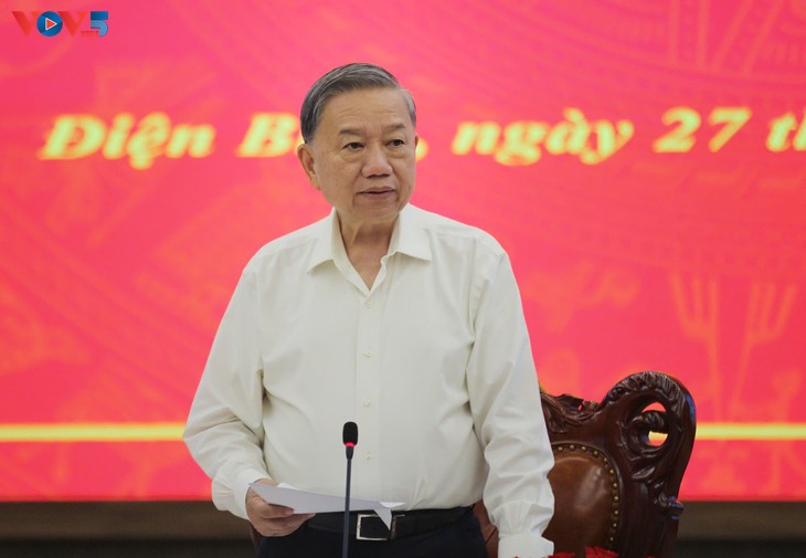 Tổng Bí thư Tô Lâm làm việc với Ban Chấp hành Đảng bộ tỉnh Điện Biên - ảnh 2