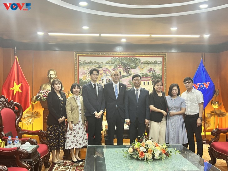 Phó Tổng Giám đốc Đài TNVN Ngô Minh Hiển tiếp Trưởng Đại diện JICA tại Việt Nam - ảnh 1