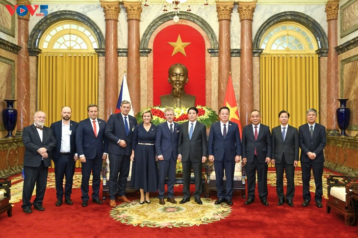 Chủ tịch nước Lương Cường tiếp Chủ tịch Thượng viện Quốc hội Cộng hòa Séc - ảnh 3