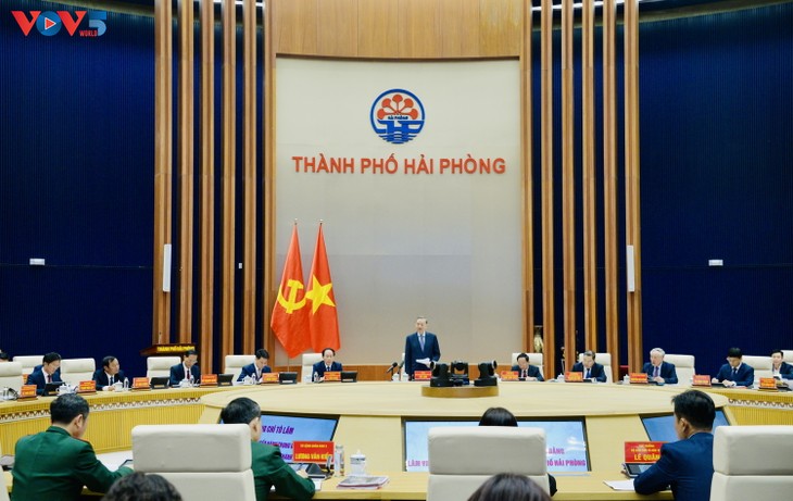 Tổng Bí thư Tô Lâm: Hải Phòng phải nâng cấp mô hình tăng trưởng dựa trên khoa học công nghệ và đổi mới sáng tạo - ảnh 1