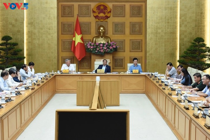 Thủ tướng Phạm Minh Chính họp triển khai Triển lãm thành tựu của đất nước nhân kỷ niệm 80 năm Quốc khánh - ảnh 1