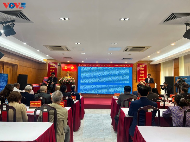 Ra mắt sách “65 năm vun đắp tình hữu nghị thuỷ chung, mẫu mực Việt Nam - Cuba” - ảnh 2