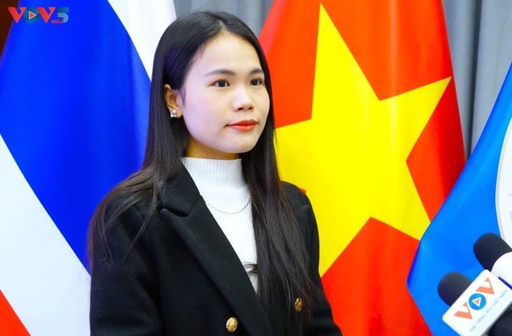 Du học sinh Việt Nam tại Bắc Kinh đặt niềm tin vào những quyết sách đúng đắn của Đại hội XIV - ảnh 1