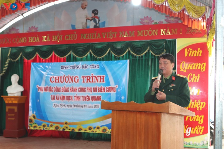 Binh chủng Đặc công: Hành trình tri ân và gửi trao hơi ấm nơi biên giới - ảnh 3