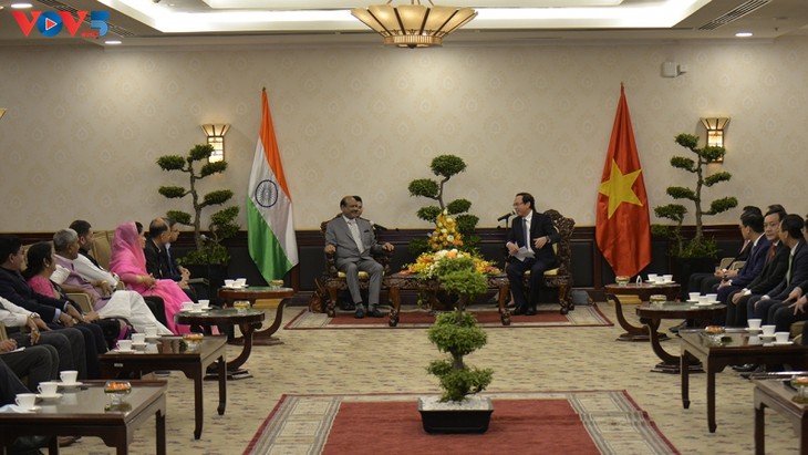 HCM City leader receives Speaker of Indian lower house - ảnh 1